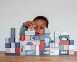 Tryco 50 Stuks Houten Blokken TR-353001 24 Tryco 50 Stuks Houten Blokken TR-353001 -Kleintje Wereld tr 353001 tryco wooden 50pcs blocks 10