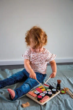 Tryco Houten Sushi Set TR-353012 -Kleintje Wereld tr 353012 tryco wooden sushi set 03