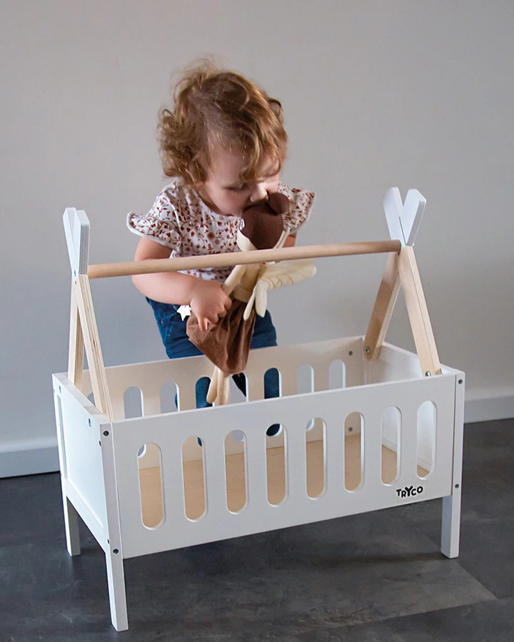 Tryco Tipi Houten Poppenbed TR-353013 - Afbeelding 3