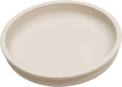 Tryco Sand Siliconen Bord TR-392820 -Kleintje Wereld tr 392820 8720289396756 sand round silicone plate 03 1