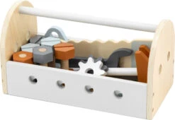 Tryco Houten Gereedschapskist TR-303014 -Kleintje Wereld tryco houten gereedschapskist tr 303014 02