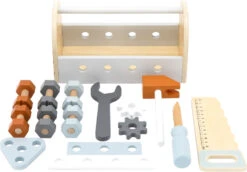 Tryco Houten Gereedschapskist TR-303014 -Kleintje Wereld tryco houten gereedschapskist tr 303014 03