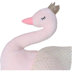 Tryco Zwaan Ivy 46 Cm Knuffel TR-243334 -Kleintje Wereld tryco swan zwaan ivy knuffel tr 243334 5