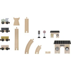 Tryco Houten Treinbaanset - Basis TR-353076 -Kleintje Wereld tryco houten treinbaanset basis tr 353076 03