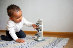 Tryco Houten Zigzag Autobaan TR-303013 -Kleintje Wereld tryco houten zigzag autobaan 01