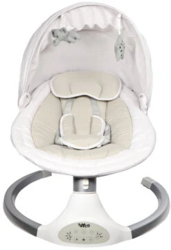 Tryco Hugg Silver/White Swing Babyschommel TR-282702 -Kleintje Wereld tryco hugg silver white swing babyschommel tr 282702 7 1920x1920