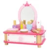 Viga Houten Make-up Set Met Kaptafel 44571 -Kleintje Wereld viga houten make up set met kaptafel 44571 1