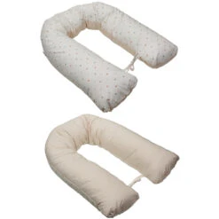 MamaLoes Stippen Voedingskussen Met Lussen ML020412 -Kleintje Wereld voedingskussen lussen stippen