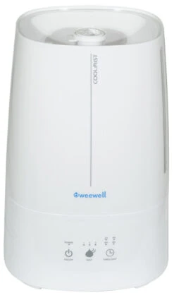 Weewell Ultrasonik Cool Mist Grijs Luchtbevochtiger WHC650 -Kleintje Wereld weewell ultrasonik grijs luchtbevochtiger whc650 2