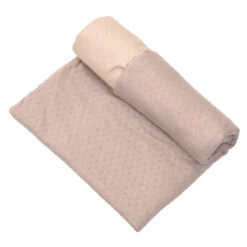 MamaLoes Amy Ajour Nougat 75x100cm Wiegdeken 84483 -Kleintje Wereld wieg nougat