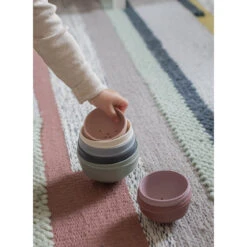 Bibs Pastel Rainbow Wobbly Tower Stapeltoren 4100100 15 Bibs Pastel Rainbow Wobbly Tower Stapeltoren 4100100 -Kleintje Wereld wobbysfeer4