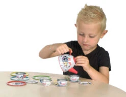 Woezel & Pip Tinnen Theeservies 2001117 -Kleintje Wereld woezel pip tinnen theeservies 2001117 5