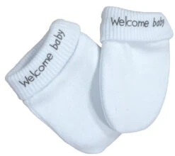 Petit Villain Wit 'Welcome Baby' 6-delige Babyset -Kleintje Wereld ww 4