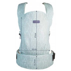 Zaffiro City Geo Blue Steel Ergonomische Draagzak 8241 -Kleintje Wereld zaffiro city mint leaves ergonomische draagzak 2 1 3