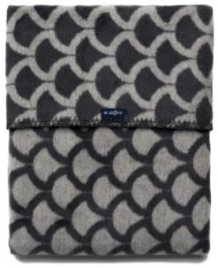 Zaffiro Grijs & Antraciet Halve Cirkels 75 X 100 Cm Wiegdeken 40733