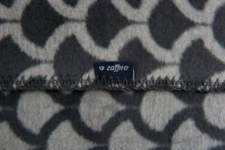 Zaffiro Grijs & Antraciet Halve Cirkels 75 X 100 Cm Wiegdeken 40733 -Kleintje Wereld zaffiro deken halve cirkels grijs antraciet ia1 3