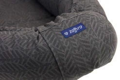 Zaffiro Graphite Leaves Babynest 0985 -Kleintje Wereld zaffiro graphite leaves babynest 0985 5