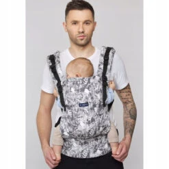 Zaffiro Smart 2.0 Graphite Leaves Ergonomische Draagzak 7992 -Kleintje Wereld zaffiro smart 2.0 geo burgund draagzak 8067 7 2