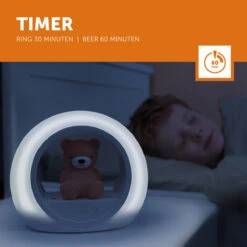 Zazu Billy Beer Bruin Nachtlampje ZA-BILLY-02 -Kleintje Wereld zazu billy beer bruin nachtlampje za billy 02 5