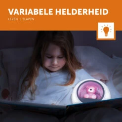 Zazu Billy Beer Paars Nachtlampje ZA-BILLY-03 -Kleintje Wereld zazu billy beer paars nachtlampje za billy 03 6