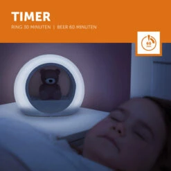 Zazu Billy Beer Paars Nachtlampje ZA-BILLY-03 -Kleintje Wereld zazu billy beer paars nachtlampje za billy 03 7