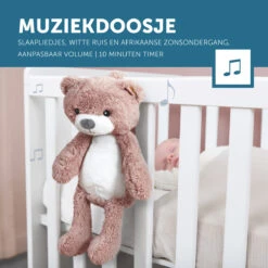 Zazu Brody De Beer Roze Slaaptrainer ZA-BRODY-03 -Kleintje Wereld zazu brody de beer roze slaaptrainer sfeer 5