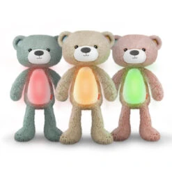 Zazu Brody De Beer Taupe Slaaptrainer ZA-BRODY-01 -Kleintje Wereld zazu brody de beer taupe slaaptrainer za brody 01 1