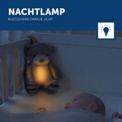 Zazu Bruno De Beer Deluxe Muzikale Slaapknuffel Met Nachtlampje ZA-BRUNO-01 -Kleintje Wereld zazu bruno de beer deluxe muzikale slaapknuffel met nachtlampje za bruno 01 8