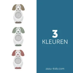 Zazu Davy The Dog Roze Slaaptrainer En Kinderwekker ZA-DAVY-03 -Kleintje Wereld zazu davy slaaptrainer 1 2