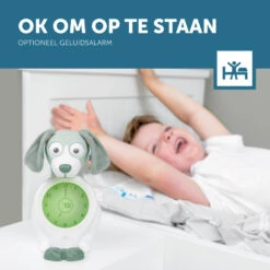 Zazu Davy The Dog Taupe Slaaptrainer En Kinderwekker ZA-DAVY-01 -Kleintje Wereld zazu davy slaaptrainer 4