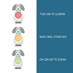 Zazu Davy The Dog Groen Slaaptrainer En Kinderwekker ZA-DAVY-02 -Kleintje Wereld zazu davy the dog groen slaaptrainer za davy 02 4