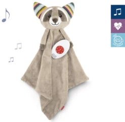 Zazu Robin De Wasbeer Heartbeat Knuffeldoekje ZA-ROBIN-01 -Kleintje Wereld zazu felix de vos heartbeat knuffeldoekje za felix 02 1