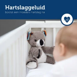 Zazu Heartbeat Coco Koala Knuffel Met Geluid ZA-COCO-01 -Kleintje Wereld zazu heartbeat coco koala knuffel met geluid za coco 01 2