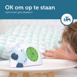 Zazu Sam Slaaptrainer Schaap Blauw Kinderwekker ZA-SAM-2 -Kleintje Wereld zazu sam slaaptrainer schaap blauw kinderwekker za sam 2 1
