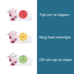 Zazu Sam Slaaptrainer Schaap Roze Kinderwekker ZA-SAM-3 -Kleintje Wereld zazu sam slaaptrainer schaap roze kinderwekker za sam 3 1