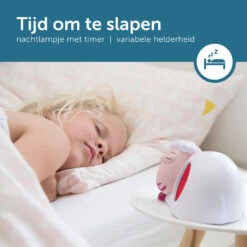 Zazu Sam Slaaptrainer Schaap Roze Kinderwekker ZA-SAM-3 -Kleintje Wereld zazu sam slaaptrainer schaap roze kinderwekker za sam 3 2