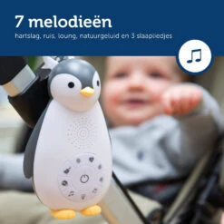 Zazu Zoe De Pinguin Grijs 3 In 1 Muziekdoosje ZA-ZOE-01 -Kleintje Wereld zazu zo de pinguin grijs 3 in 1 muziekdoosje za zoe 01