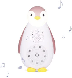 Zazu Zoe De Pinguin Roze 3 In 1 Muziekdoosje ZA-ZOE-03 -Kleintje Wereld zazu zoe de pinguin roze 3 in 1 muziekdoosje za zoe 03