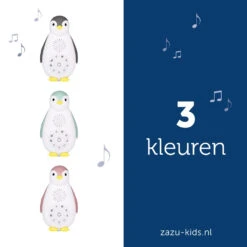 Zazu Zoe De Pinguin Roze 3 In 1 Muziekdoosje ZA-ZOE-03 -Kleintje Wereld zoe nl all 2 colours lr
